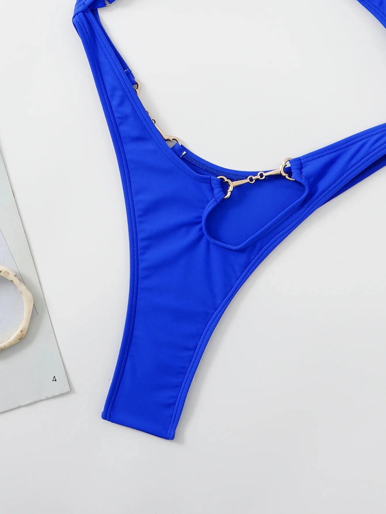 Azure Essence Swimsuit – Chic, Smooth, and Flattering